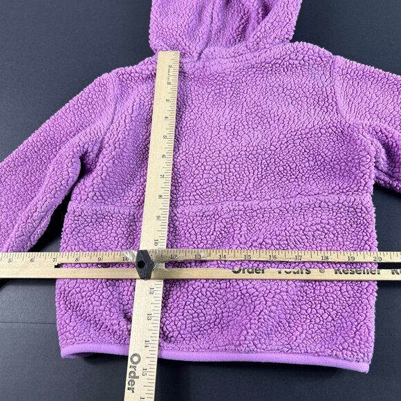 The North Face Sweatshirt Kids Girls 4 Pink Faded Campshire Bear Full Zip Hoodie - Picture 12 of 15